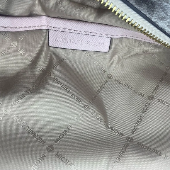 Authentic Michael Kors Purse  #049NC Jet Set Large Logo Crossbody Bag - Picture 8 of 14